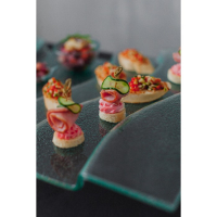 Блюдо стеклянное сервировочное Magistro &laquo;Авис&raquo;, 7 ступеней, 40&times;76&times;8 см