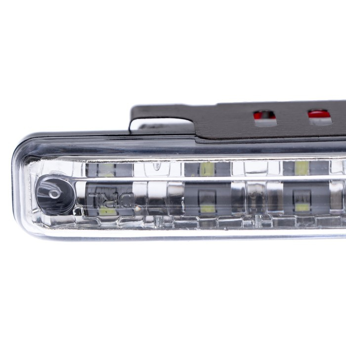 Дневные ходовые огни DRL-L8 3528 SMD, пластиковый корпус, 8 диодов, 2 шт Дневные ходовые огни DRL-L8 3528 SMD, пластиковый корпус, 8 диодов, 2 шт