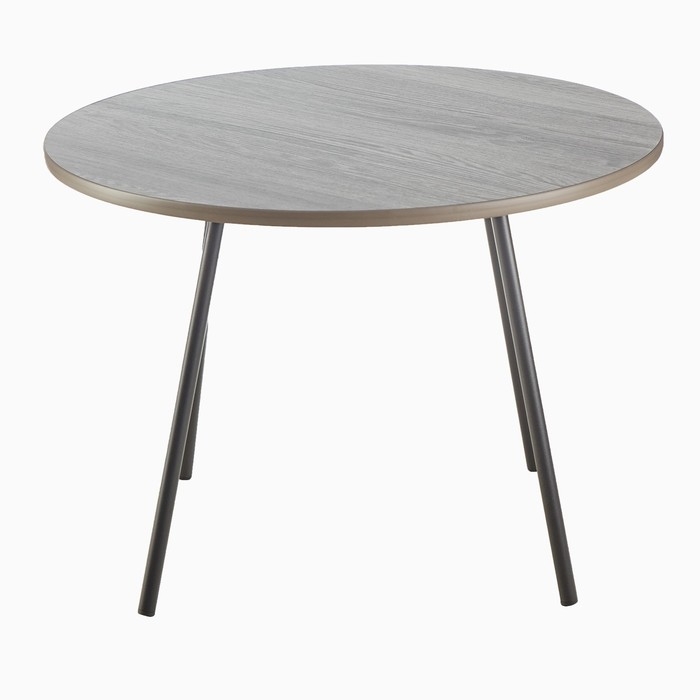 Журнальный столик &laquo;Стандарт&raquo;, Ясень чёрный, d=650 мм