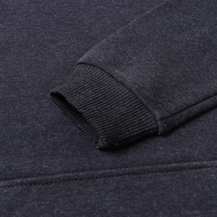 Толстовка детская, цвет синий меланж, рост 134 см