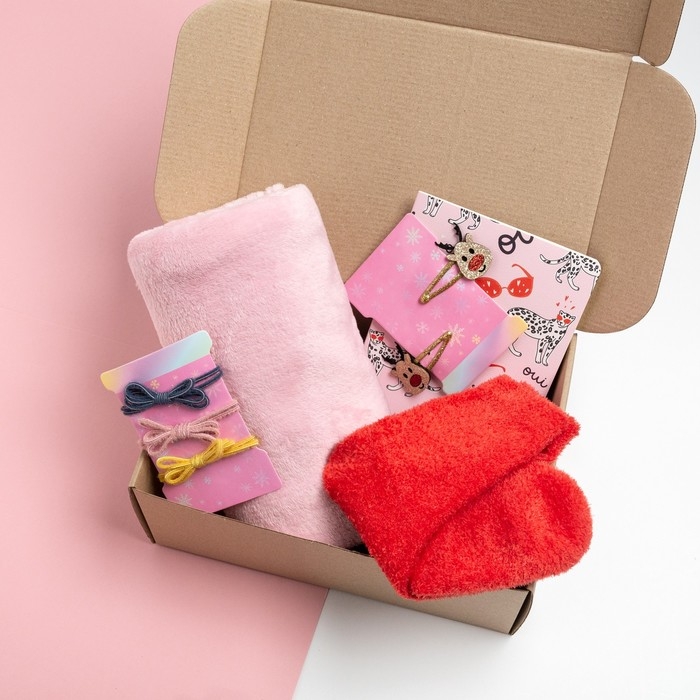 Подарочный набор &laquo;Лучший друг&raquo;, плед 85х100 см и аксессуары