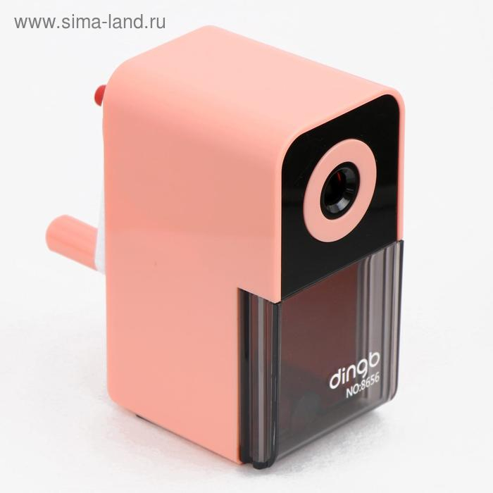 Точилка механическая с контейнером, Точилка механическая с контейнером, "Классика", корпус МИКС