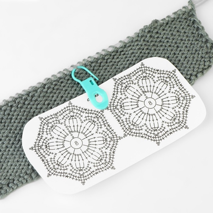 Набор маркеров для петель, с держателем, 4,5 см, 10 шт, цвет МИКС Набор маркеров для петель, с держателем, 4,5 см, 10 шт, цвет МИКС