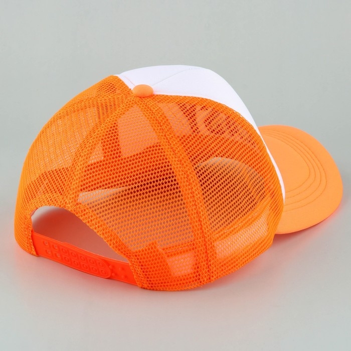 Кепка женская с сеткой EASY, цвет оранжевый, р-р 56 Кепка женская с сеткой EASY, цвет оранжевый, р-р 56