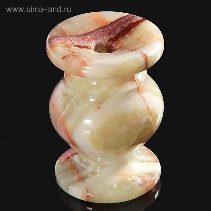 Подсвечник «Церковный», 3,5х5 см, оникс Подсвечник «Церковный», 3,5х5 см, оникс