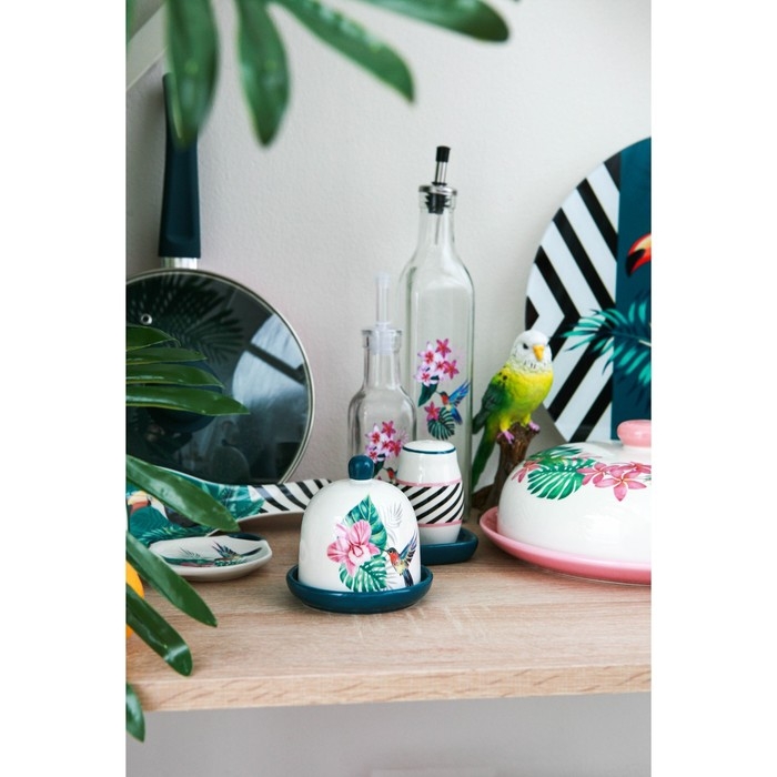 Лимонница Доляна &laquo;Тропики&raquo;, 9&times;9 см, цвет белый