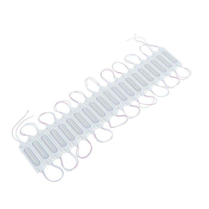 Светодиодный модуль SMD5730, 2 Вт, 6 LED, 190 Lm, IP65, 6500К , 12V БЕЛЫЙ, набор 20 шт. Светодиодный модуль SMD5730, 2 Вт, 6 LED, 190 Lm, IP65, 6500К , 12V БЕЛЫЙ, набор 20 шт.