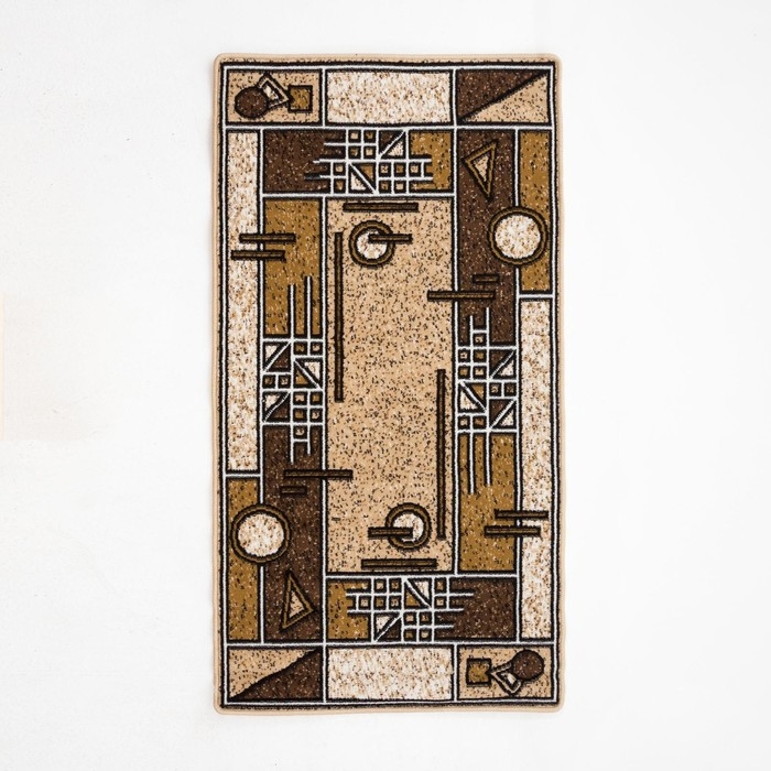 Ковер &laquo;Мокко&raquo;, прямоугольный, 50х80 см, полипропилен 100%, джут