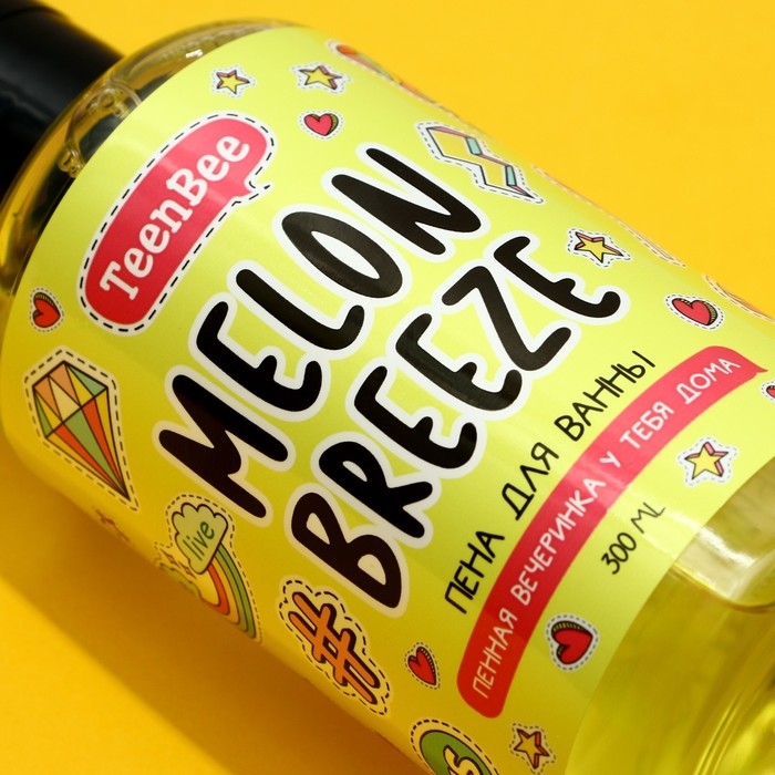 Пена для ванны, 300 мл, аромат дыни, TeenBee