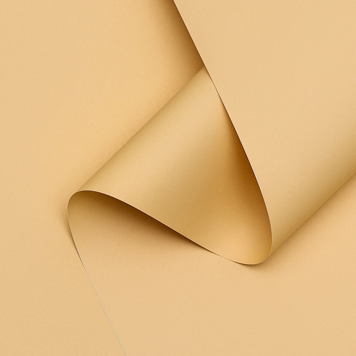 Пленка для цветов тонированная, матовая, дынный, 0,5 х 10 м &plusmn;1 см, 65 мкм