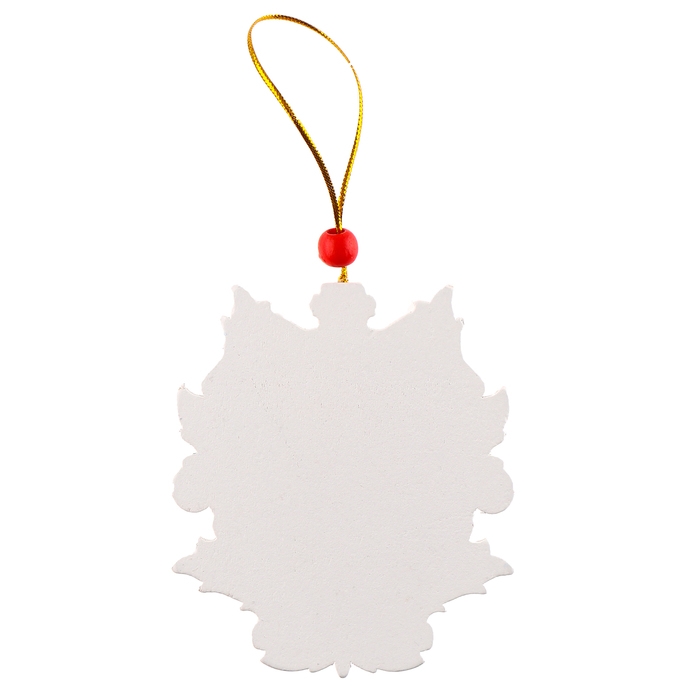 Ёлочная игрушка - подвеска деревянная «Новый год! Змея в снежинке», символ года 2025 Ёлочная игрушка - подвеска деревянная «Новый год! Змея в снежинке», символ года 2025