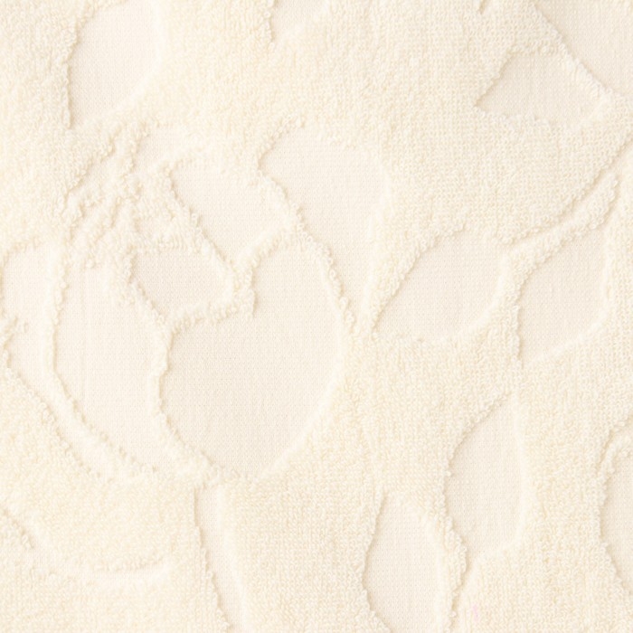 Полотенце махровое жаккардовое LoveLife Flowers 50х90 см, цвет молочный, 100% хл, 500 гр/м2