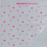 Кондитерские мешки &laquo;Сердечки&raquo;,(L) 38 х 24 см, 50 шт