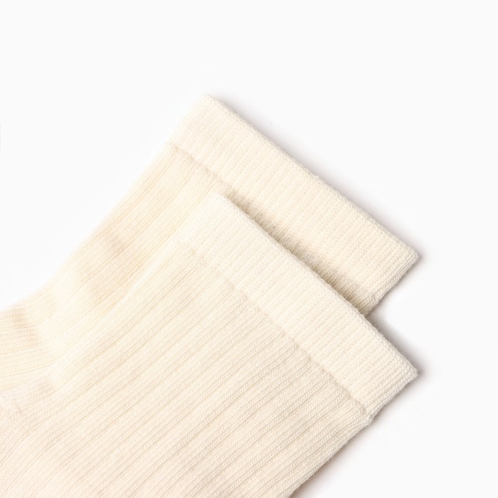 Носки детские махровые KAFTAN р-р 14-16 см, молочный Носки детские махровые KAFTAN р-р 14-16 см, молочный