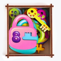 Игра «Ключики-замочки. Цифры» Игра «Ключики-замочки. Цифры»