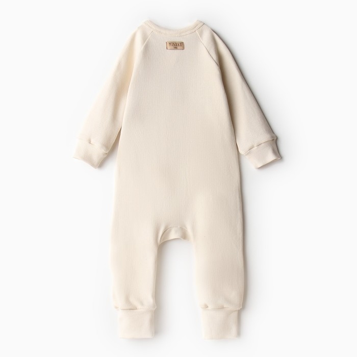 Комбинезон детский MINAKU, цвет молочный, рост 86-92 см