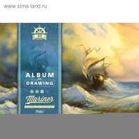 Альбом для рисования А4, 40 листов, на скрепке, "Ассорти", обложка мелованный картон, блок 100 г/м&sup2;, МИКС