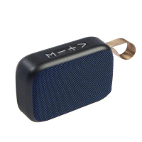 Портативная колонка LuazON LAB-39, 3 Вт, 400 мАч, Soft Touch, синяя Портативная колонка LuazON LAB-39, 3 Вт, 400 мАч, Soft Touch, синяя