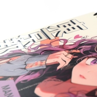 Скетчбук в твердой обложке на гребне А5, 80 л. 100 г/м &laquo;Аниме&raquo;