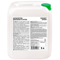 Антисептик для бань и саун Prosept Sauna Концентрат 1:10, 5л Антисептик для бань и саун Prosept Sauna Концентрат 1:10, 5л