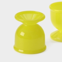 Набор подставок для яиц, 4 шт, 4,5&times;5 см, цвет МИКС