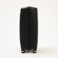 Чемодан большой 100 л (L), отдел на молнии, кодовый замок, 4 колеса, цвет чёрный