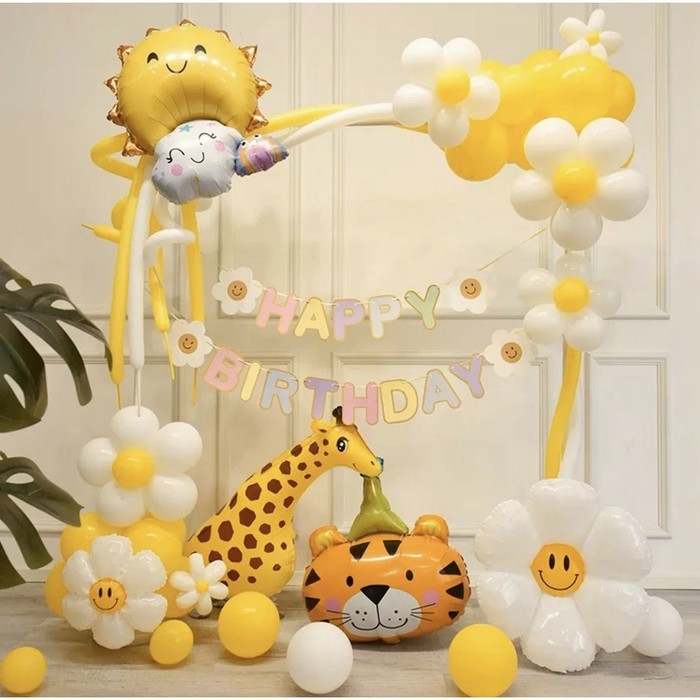 Шар фольгированный 30 Шар фольгированный 30" «Солнечный», фигура