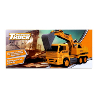 Грузовик радиоуправляемый &laquo;Стройка&raquo;, с краном, работает от батареек