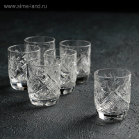 Набор стопок хрустальных для вина &laquo;Мельница&raquo;, 35 мл, 6 шт