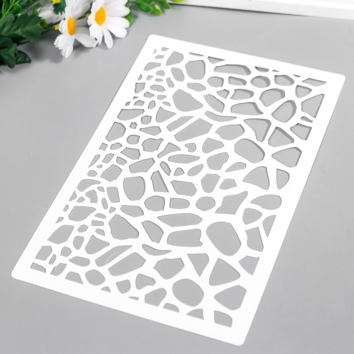 Трафарет пластиковый Трафарет пластиковый "Пятнистый рисунок" 24х16 см