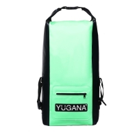 Герморюкзак YUGANA, ПВХ, водонепроницаемый 15 литров, зеленый Герморюкзак YUGANA, ПВХ, водонепроницаемый 15 литров, зеленый