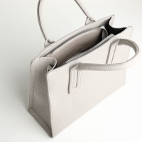 Сумка женская на молнии, TEXTURA, средний размер, цвет серый