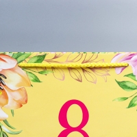 Пакет подарочный ламинированный горизонтальный, упаковка, &laquo;Букет для тебя&raquo;, L 28 х 38 х 9 см