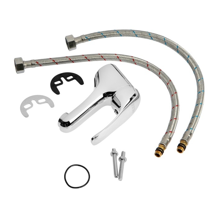 Смеситель для раковины ZEIN ZC-013, картридж керамика 35 мм, латунь, хром Смеситель для раковины ZEIN ZC-013, картридж керамика 35 мм, латунь, хром