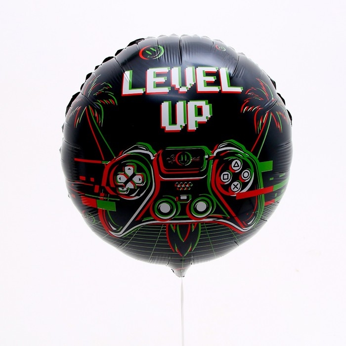 Набор воздушных шаров &laquo;С днём рождения&raquo;, зелёный, для мальчика, фольга, 4 шт.