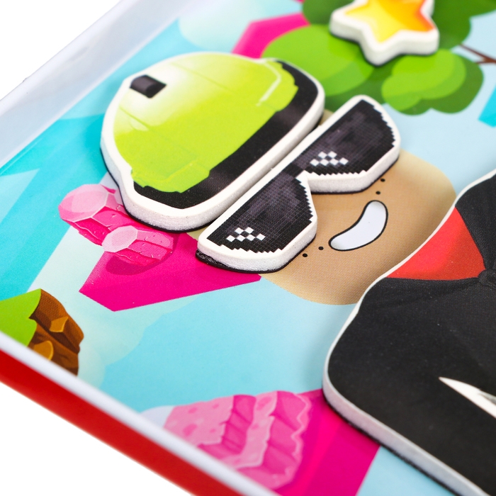 Магнитный набор &laquo;Роблики&raquo;, в жестяной коробке