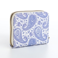 Кошелёк женский на молнии, цвет голубой Кошелёк женский на молнии, цвет голубой