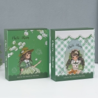 Фотоальбом на 40 фото 10х15 см "Девочка в зелени" в коробке МИКС 4,5х14х17 см Фотоальбом на 40 фото 10х15 см "Девочка в зелени" в коробке МИКС 4,5х14х17 см