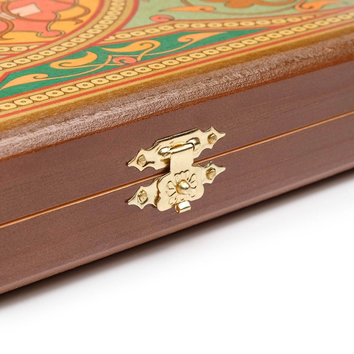 Нарды деревянные большие, настольная игра Нарды деревянные большие, настольная игра "Персидские", 40 х 40 см, с шашками