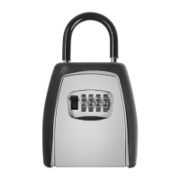 Ключница с кодовым замком ТУНДРА, с дужкой, серая, 80х70х35 мм Ключница с кодовым замком ТУНДРА, с дужкой, серая, 80х70х35 мм