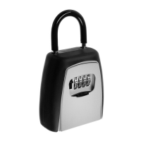 Ключница с кодовым замком ТУНДРА, с дужкой, серая, 80х70х35 мм Ключница с кодовым замком ТУНДРА, с дужкой, серая, 80х70х35 мм