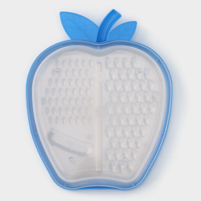 Тёрка с контейнером Доляна &laquo;Яблоко&raquo;, 20&times;15&times;4 см, цвет МИКС