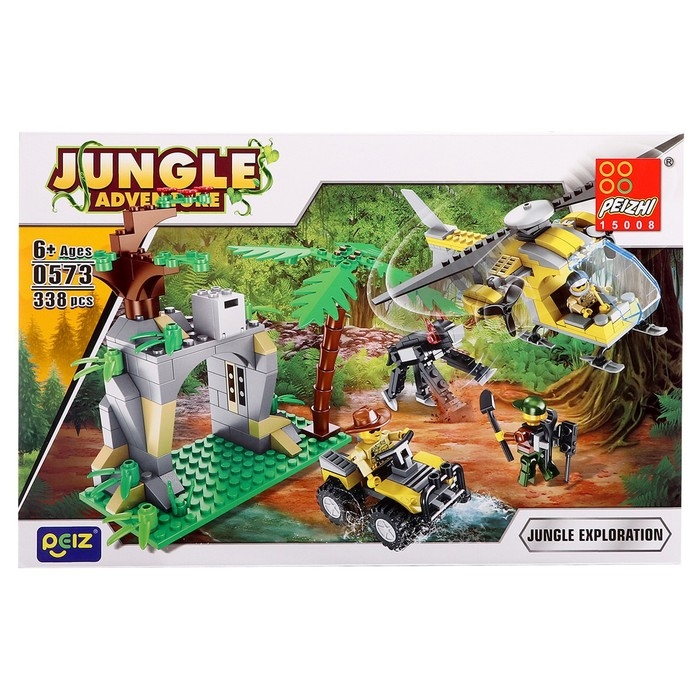 Конструктор Джунгли &laquo;Таинственная пещера&raquo;, 338 деталей