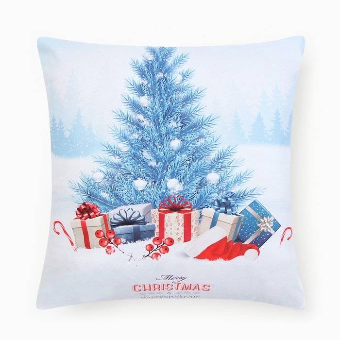 Новый год. Чехол на подушку Этель Новый год. Чехол на подушку Этель "Christmas" 40х40см,100% п/э
