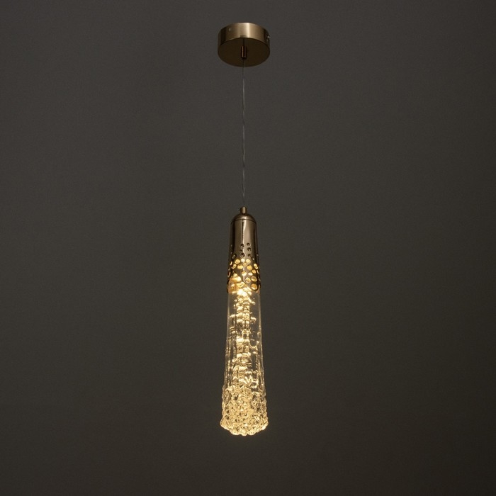 Светильник BayerLux Светильник BayerLux "Шарон" LED 10Вт золото 8,5х8,5х40-150 см