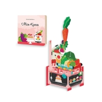 Пазл гигантский 3D + книга &laquo;Моя кухня&raquo;, 14 деталей