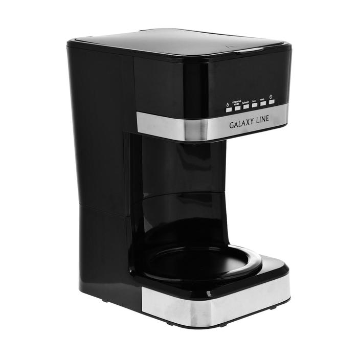 Кофеварка Galaxy LINE GL 0711, капельная, 1100 Вт, 1.8 л, черная Кофеварка Galaxy LINE GL 0711, капельная, 1100 Вт, 1.8 л, черная