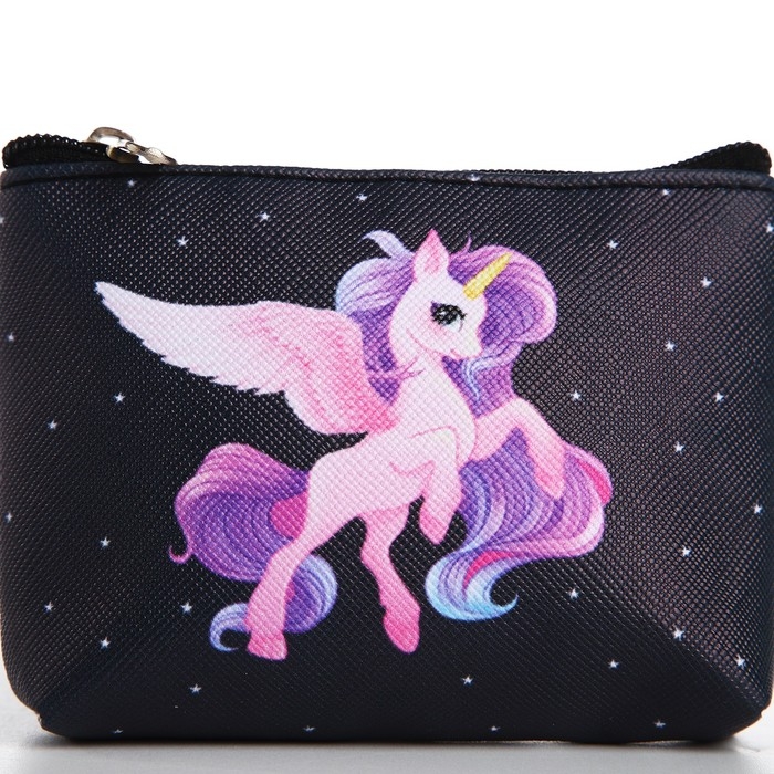 Кошелек детский, цвет микс Кошелек детский, цвет микс "Сказочный единорог", 11*7 см микс