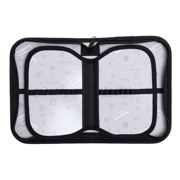 Пенал 3 секции, вкладка внутри, 140 х 210 х 40 мм, тканевый, Calligrata TOP Block Пенал 3 секции, вкладка внутри, 140 х 210 х 40 мм, тканевый, Calligrata TOP Block "Тачка"