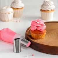 Насадка кондитерская KONFINETTA «Плетение», d=3 см, выход d=2 см, нержавеющая сталь Насадка кондитерская KONFINETTA «Плетение», d=3 см, выход d=2 см, нержавеющая сталь